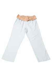 U376 personal design straight yoga pants fashion design wide waist elastic waist sweatpants sweatpants specialty store comb knitted sweatpants detail view-4